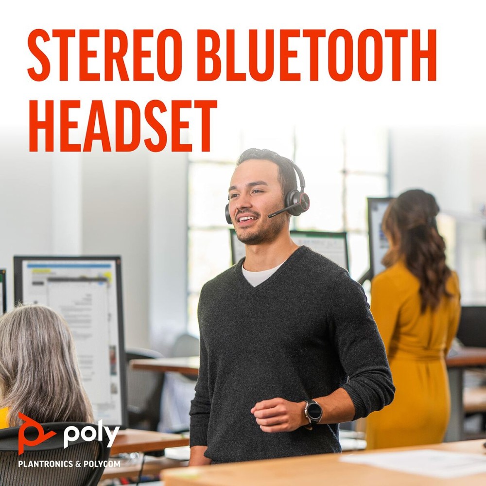Headphones Poly 77Z30AA Black