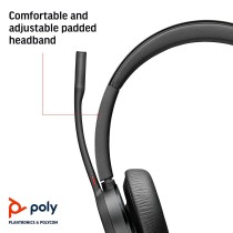 Headphones Poly 77Z30AA Black