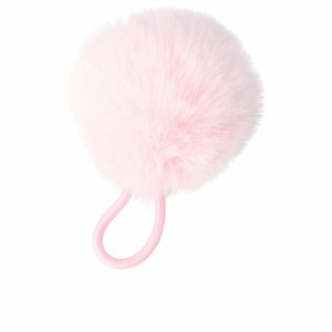 Élastique à cheveux Inca   Pompon Rose