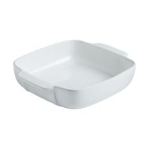 Ofenschüssel Pyrex Signature Weiß aus Keramik karriert 29 x 24 x 7 cm (6 Stück)