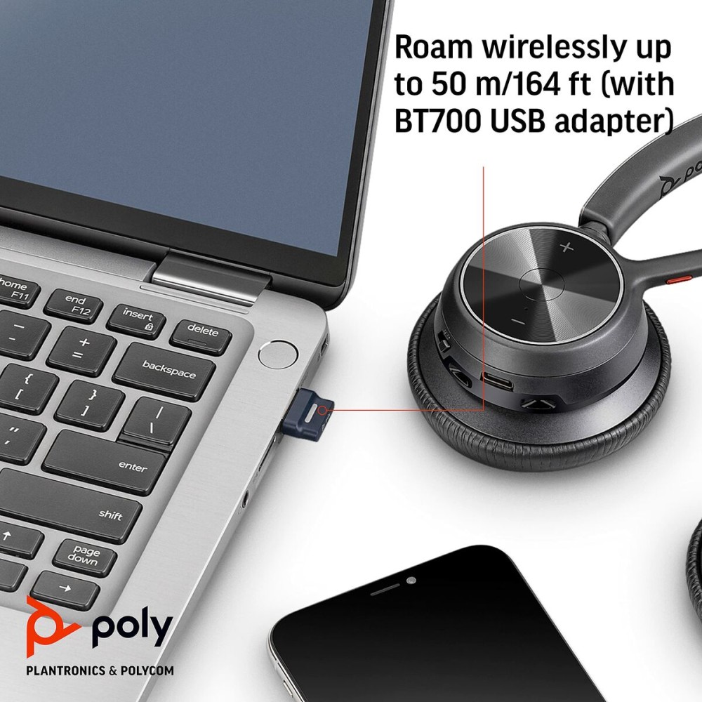 Headphones Poly 77Y99AA Black