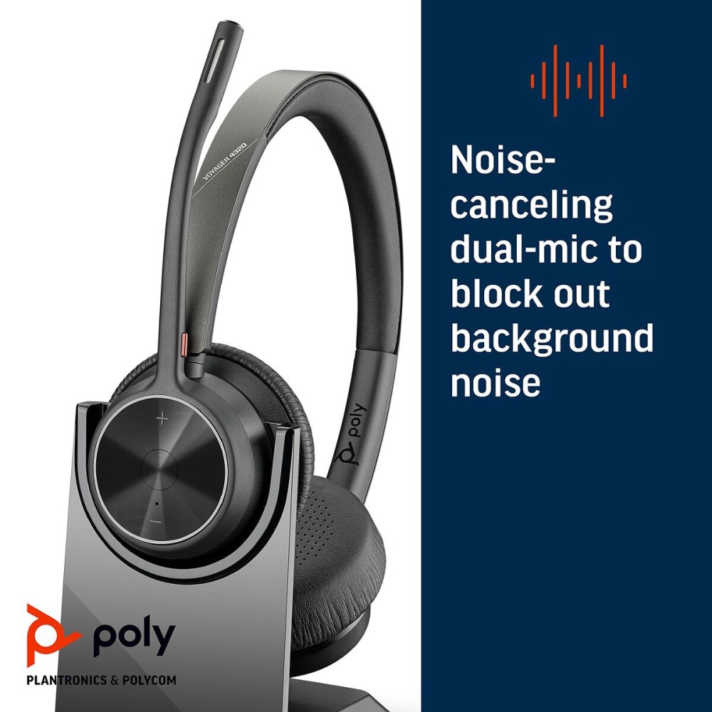 Headphones Poly 77Y99AA Black
