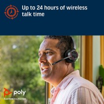 Headphones Poly 77Y99AA Black