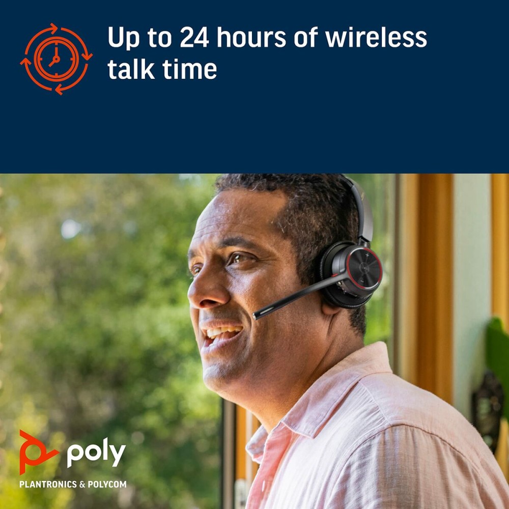 Headphones Poly 77Y99AA Black