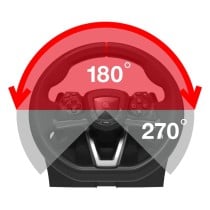 Commande HORI Racing Wheel APEX Noir