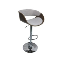 Stool Home ESPRIT Brown Beige Silver Walnut 54 x 53 x 101,5 cm
