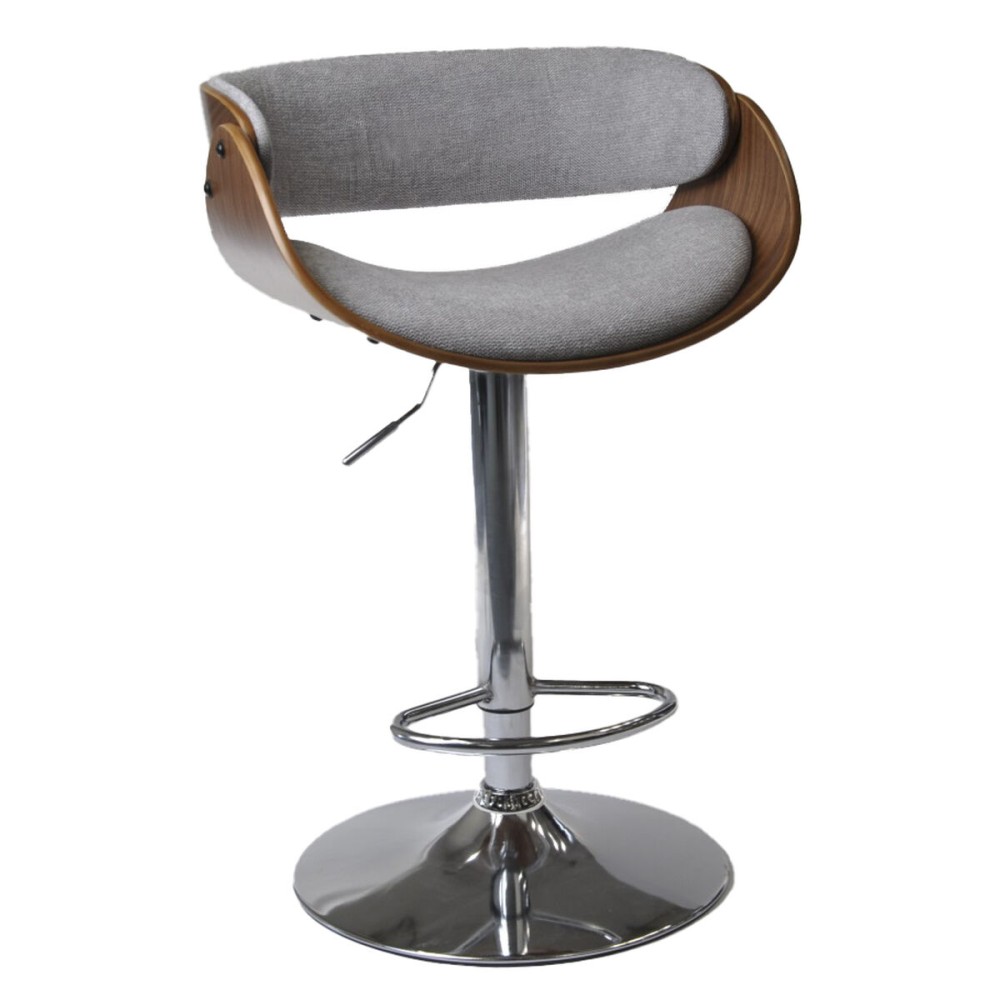 Stool Home ESPRIT Brown Grey Silver Walnut 54 x 53 x 101,5 cm