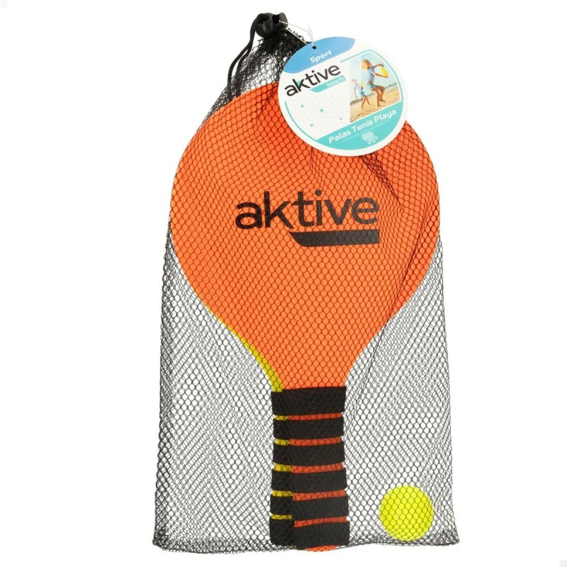 Strandschläger mit Ball Aktive Gelb Orange 18,5 x 32,5 cm (6 Stück)