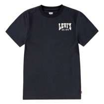 Kurzarm-T-Shirt für Kinder Levi's Lvb Valley View Schwarz 8 Jahre