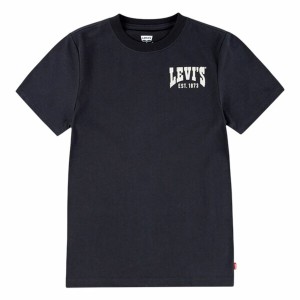 Kurzarm-T-Shirt für Kinder Levi's Lvb Valley View Schwarz 8 Jahre