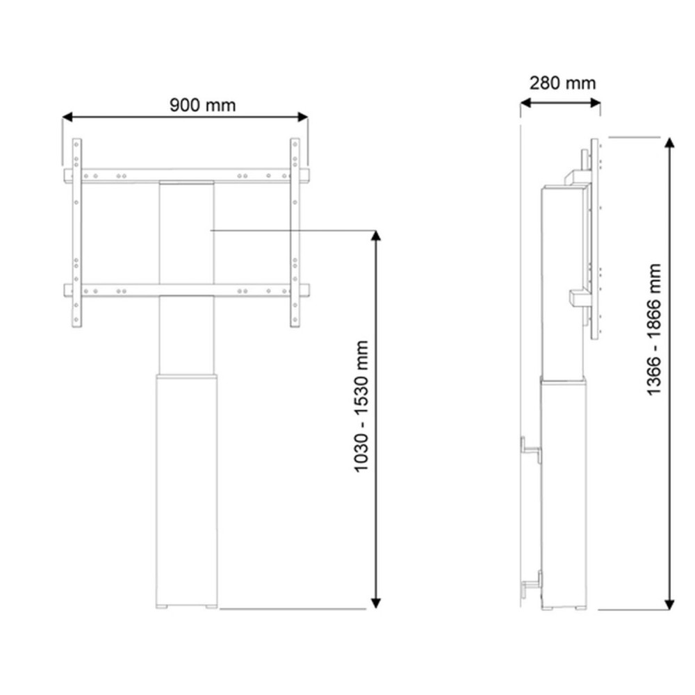 TV Halterung Neomounts PLASMA-W2250BLACK 42" 100" 130 Kg