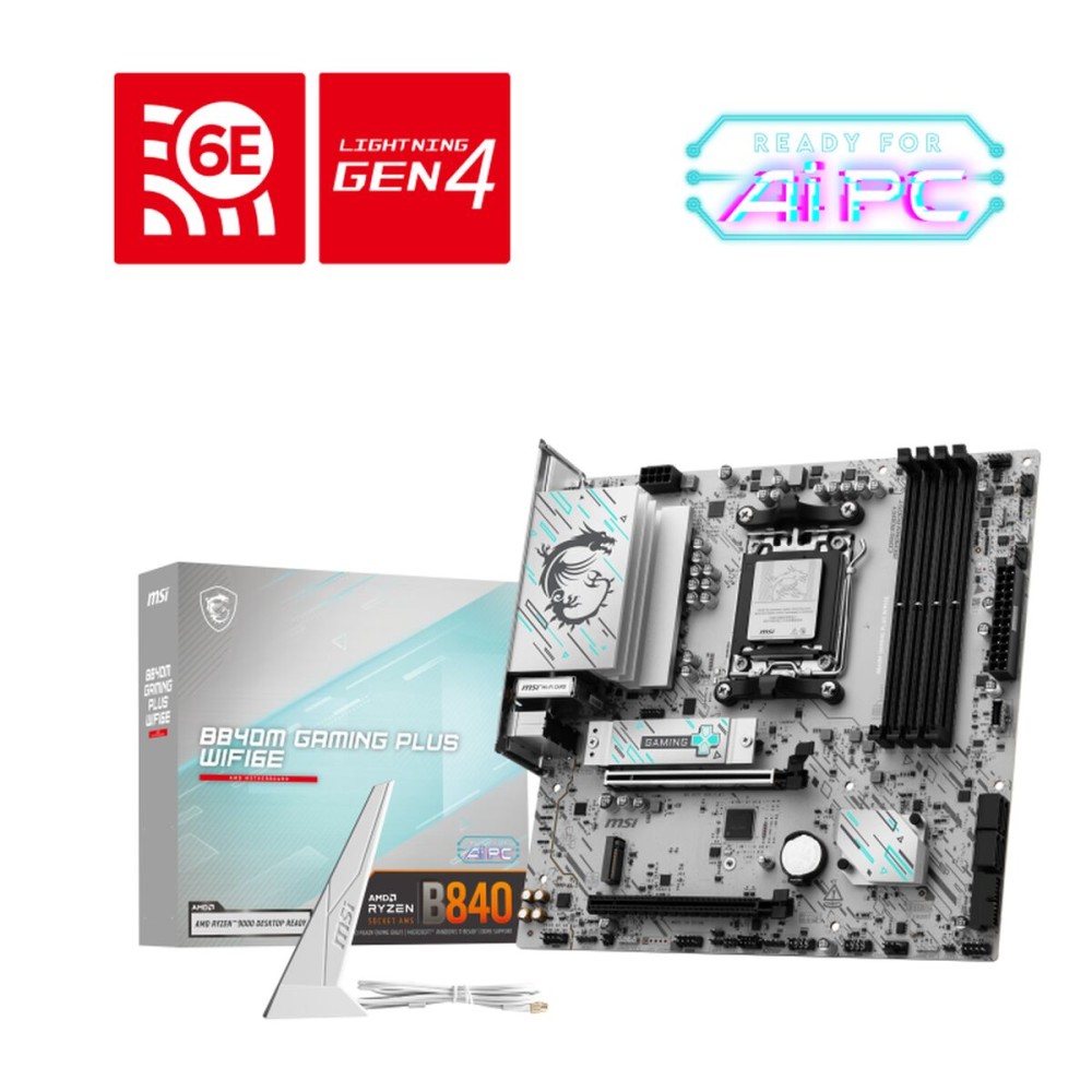 Carte Mère MSI B840M GAMING PLUS WIFI6E