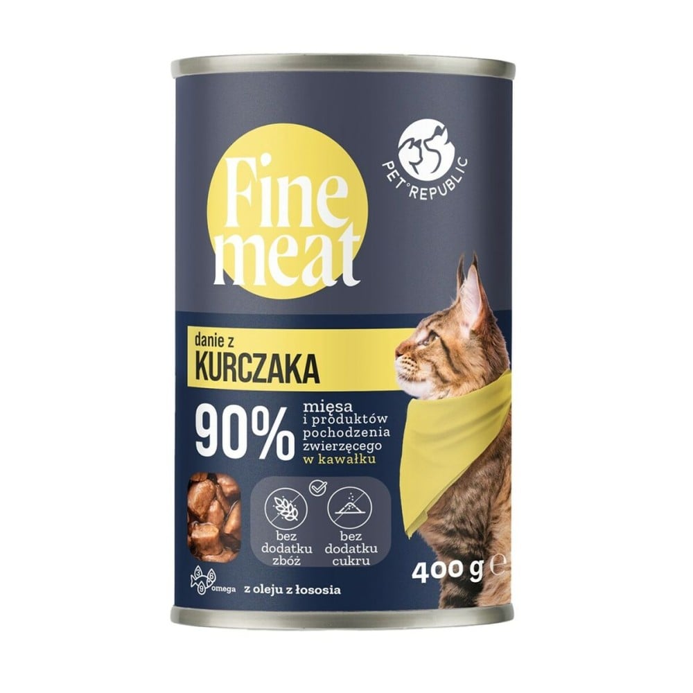 Cat food PETREPUBLIC Fine Meat Chicken 400 g