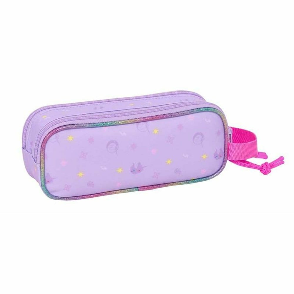 Double Carry-all Unicorn Academy Lilac 21 x 8 x 6 cm