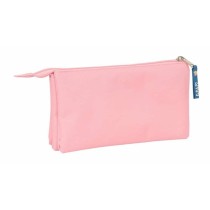 Trousse Fourre-Tout Triple El Pulpo Bleu clair 22 x 12 x 3 cm