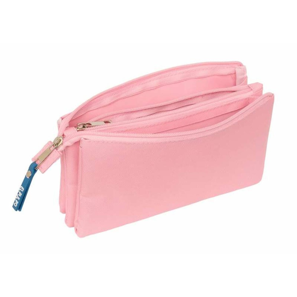 Trousse Fourre-Tout Triple El Pulpo Bleu clair 22 x 12 x 3 cm