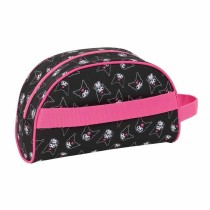Kulturbeutel für die Schule Kuromi Schwarz Pink 26 x 16 x 9 cm