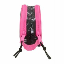 Double Carry-all Kuromi Black Fuchsia 21 x 8 x 6 cm