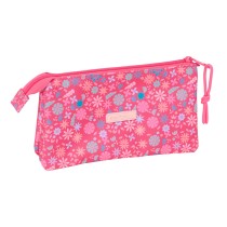 Triple Carry-all Safta Feeling Pink 22 x 12 x 3 cm