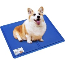 Tapis de Refroidissement pour Animaux de Compagnie Petitto Bleu