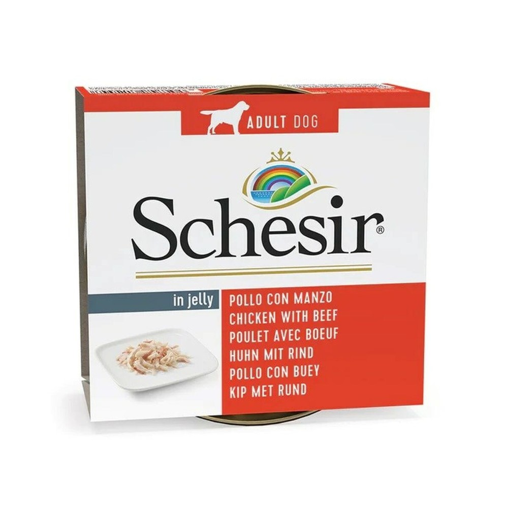 Wet food Agras Pet Foods SCHESIR in jelly Chicken with beef Chicken 150 g