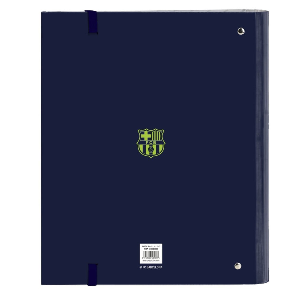 Ring binder F.C. Barcelona Navy Blue 27 x 32 x 3.5 cm