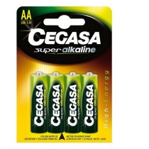 Piles Alcalines Cegasa B.LR6 AA 1,5V (4 uds)