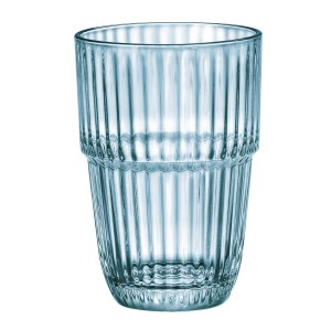 Glass for water Bormioli Rocco Barshine Blue Glass 380 ml (6 Units)
