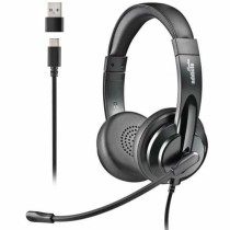 Kopfhörer NGS VOX605USBC Schwarz