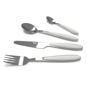 Besteck Pradel essentiel Colorfull Weiß Metall 20 Stücke