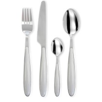 Besteck Pradel essentiel Colorfull Weiß Metall 20 Stücke