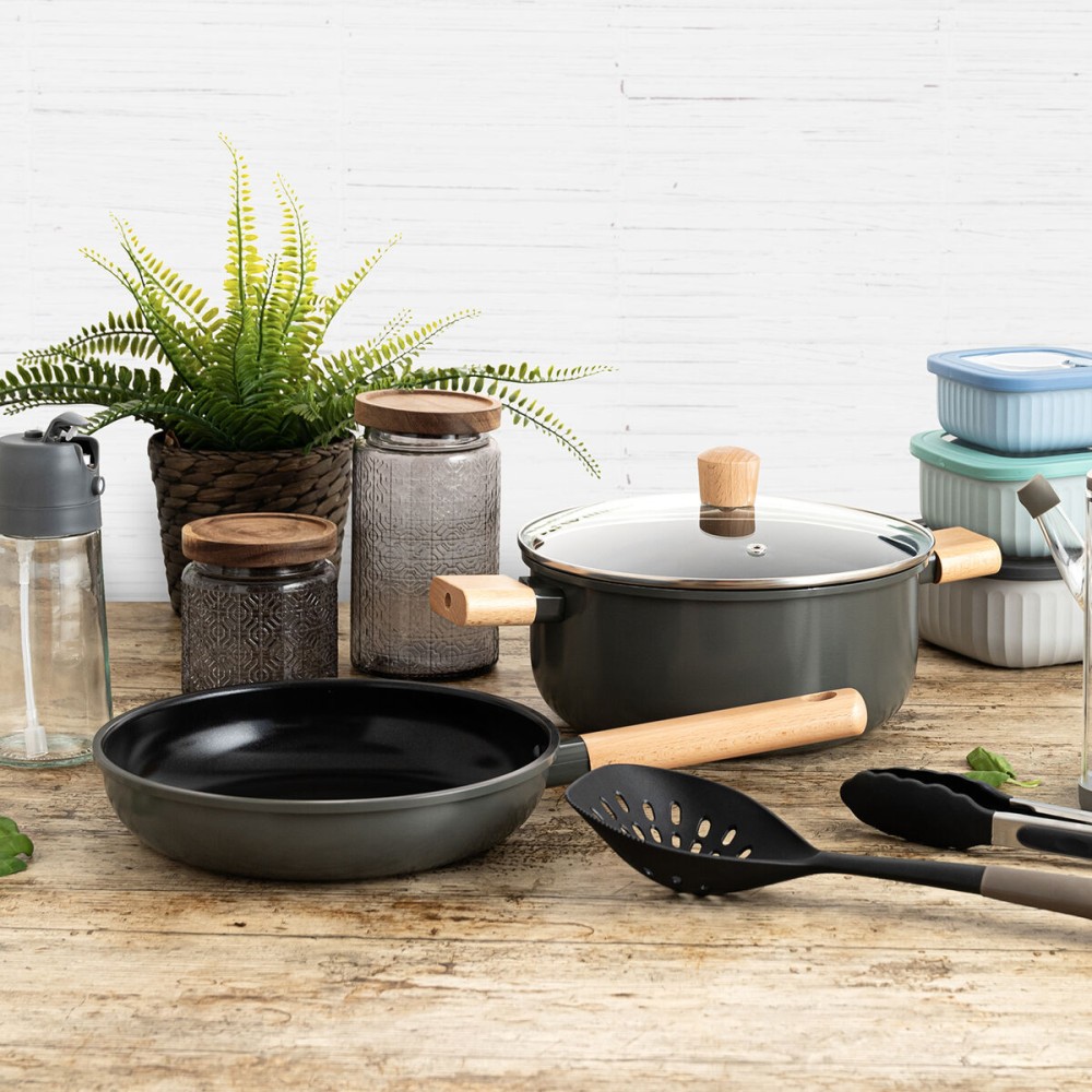 Cookware Bidasoa Mia Grey 2 Pieces