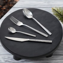 Cutlery Amefa Caligraphy Steel Metal 24 Pieces