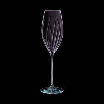 Champagne glass Cristal d’Arques Paris Swirly Spring Pink Glass 210 ml (4 Units)