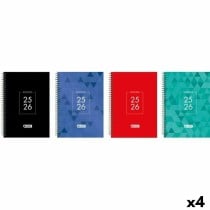 Agenda ENRI IDENTITY 1/4 15 x 21 cm 2025-2026 (4 Unités)