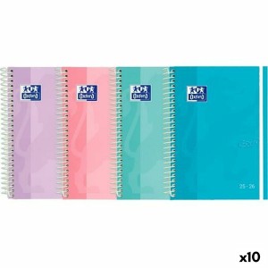 Agenda Oxford TOUCH 1/4 15 x 21 cm 2025-2026 (10 Unités)