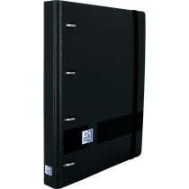 Ringbuch Oxford LIVE&GO Schwarz A5+ (5 Stück)