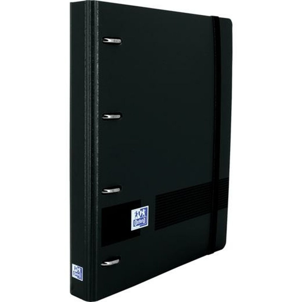 Reliure à anneaux Oxford LIVE&GO Noir A5+ (5 Unités)