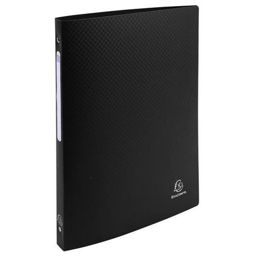 Reliure à anneaux Exacompta Noir A4 (20 Unités) (4 Unités)