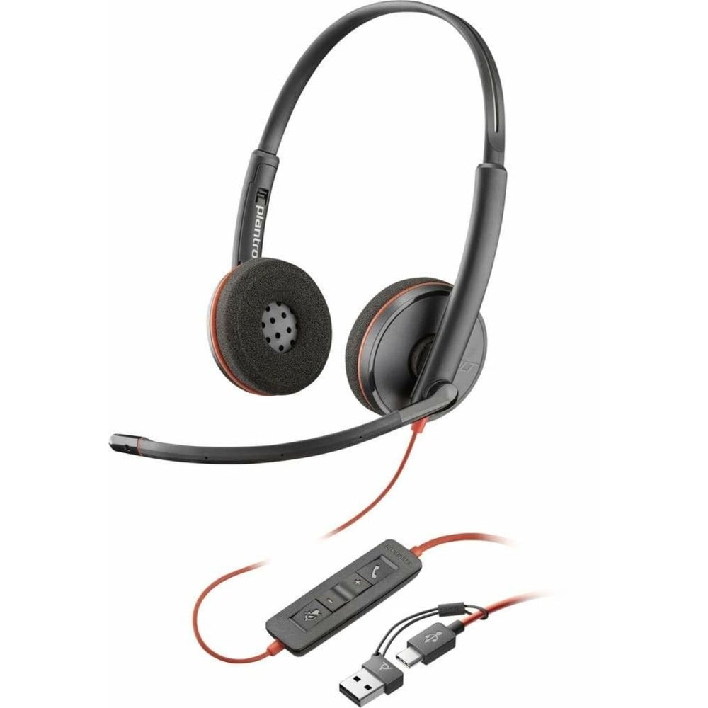 USB-Kabel Poly 93S87AA Schwarz Rot