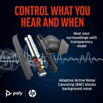 Casque Poly 7Y8M0AA Noir