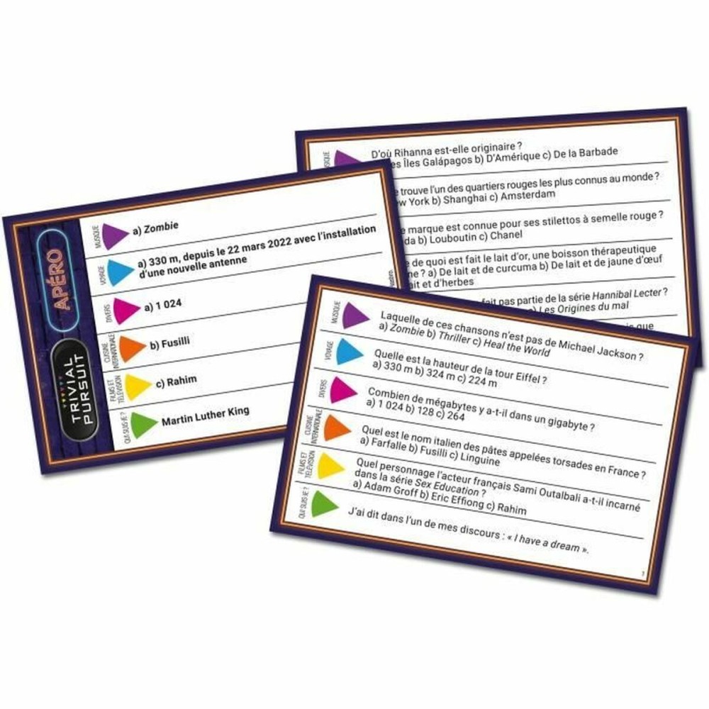 Board game Trivial Pursuit Apéro