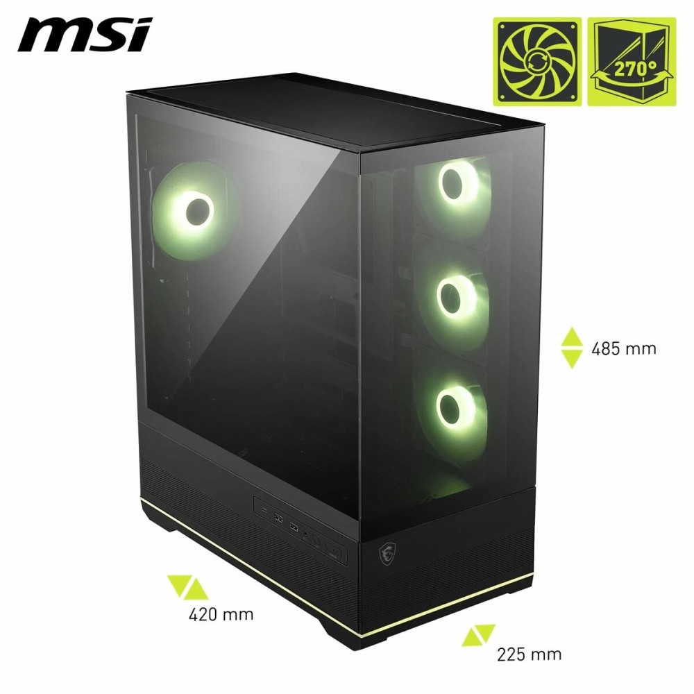 ATX Semi-Tower Gehäuse MSI 306-7G28R21-JA4 Schwarz
