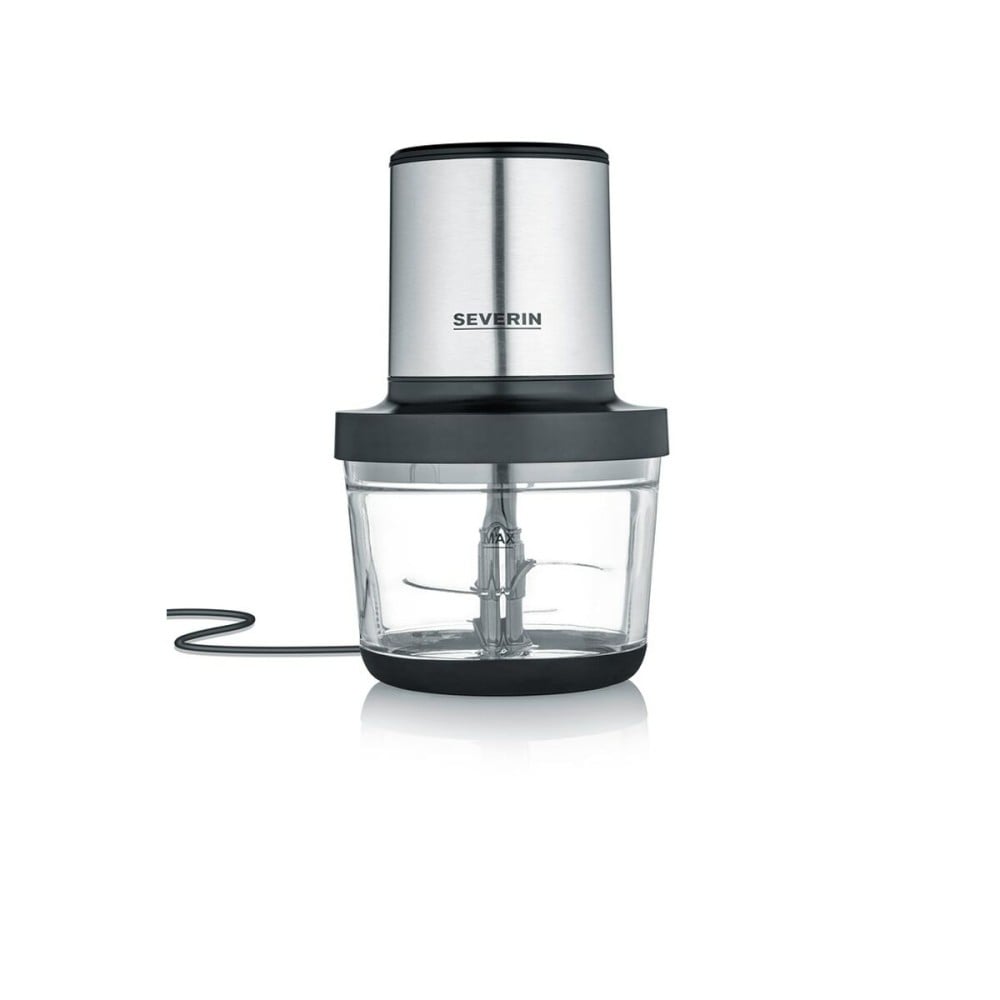 batteur hachoir Severin KM 3867 Noir Argenté Plastique 400 W 1 L