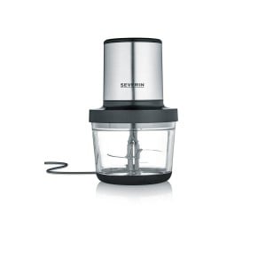 batteur hachoir Severin KM 3867 Noir Argenté Plastique 400 W 1 L