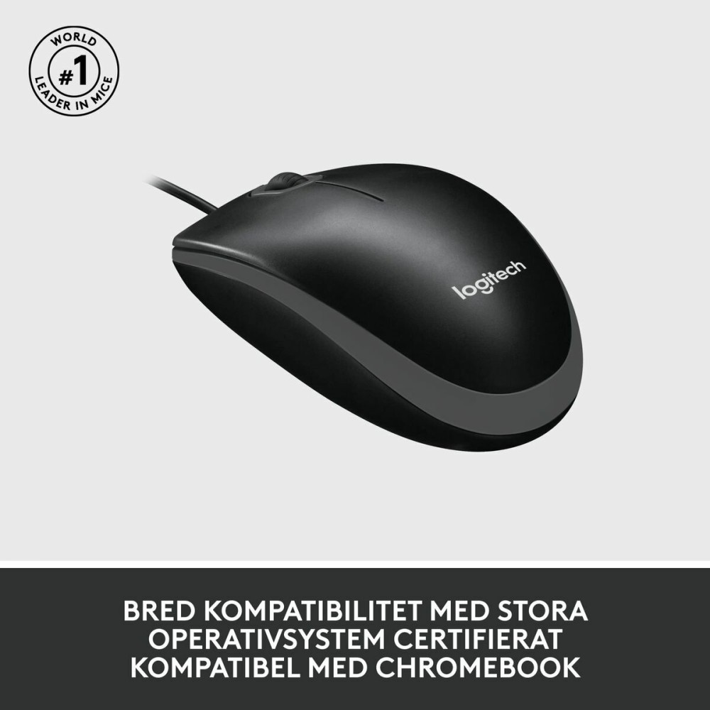 Mouse Logitech 910-006652 Schwarz 1000 dpi