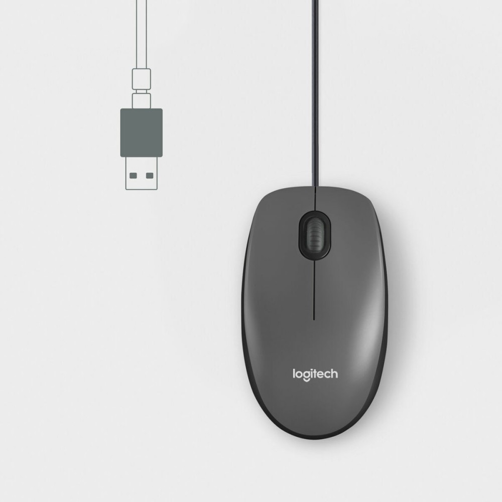 Mouse Logitech 910-006652 Schwarz 1000 dpi