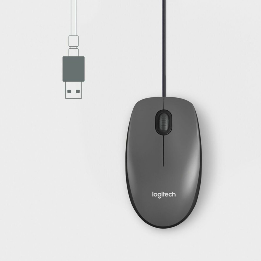 Mouse Logitech 910-006652 Schwarz 1000 dpi