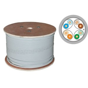 FTP starres Netzwerkkabel der Kategorie 6 Alantec KIFF6ALSOH500D Grau 500 m