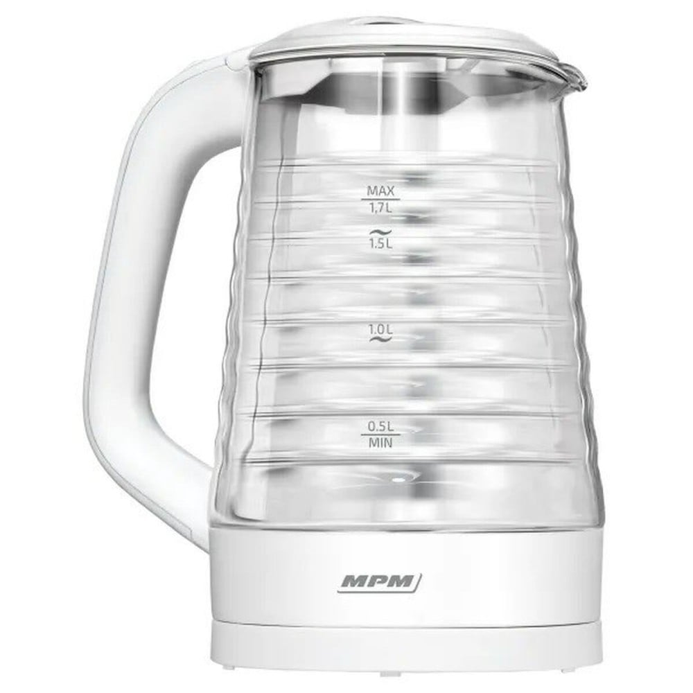Bouilloire Mpm MCZ-124 Blanc verre 2200 W 1,7 L
